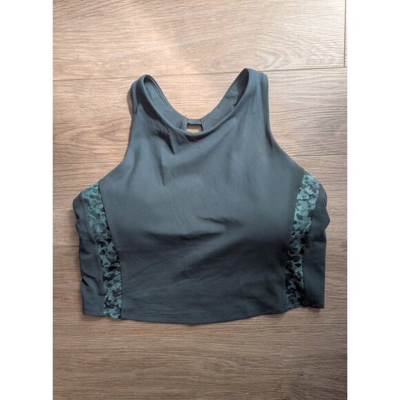 NEW! Athleta | Conscious Crop Serene Bra D-DD In Seaweed Snack/Sequoia - Picture 4 of 15